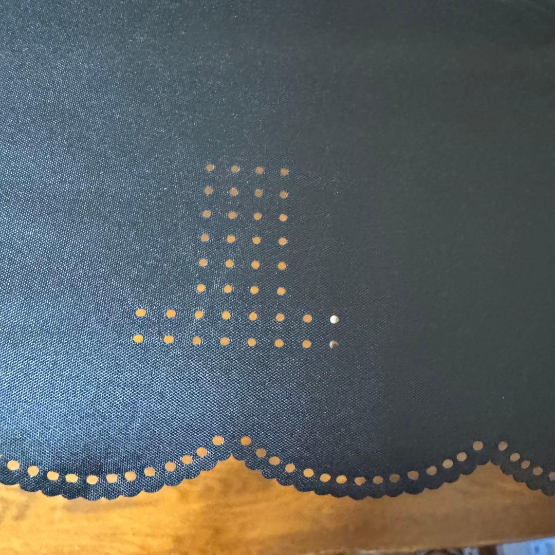 ★新品★ランバンコレクション　晴雨兼用　折りたたみ日傘　１級遮光　遮熱　黒　ロゴ