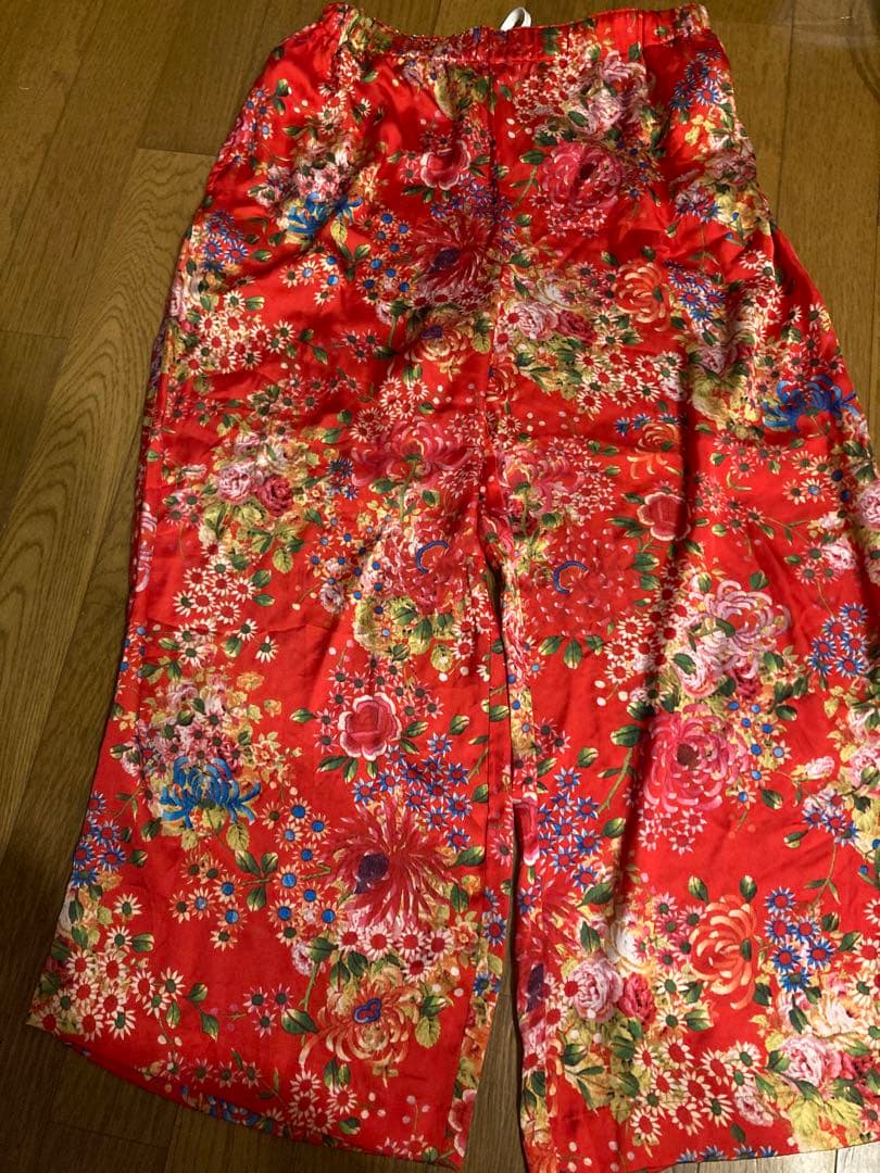 コムデギャルソン花柄パンツ