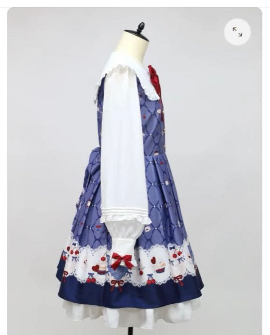 画像確認【Amavel Sweet Whip プリントワンピース】