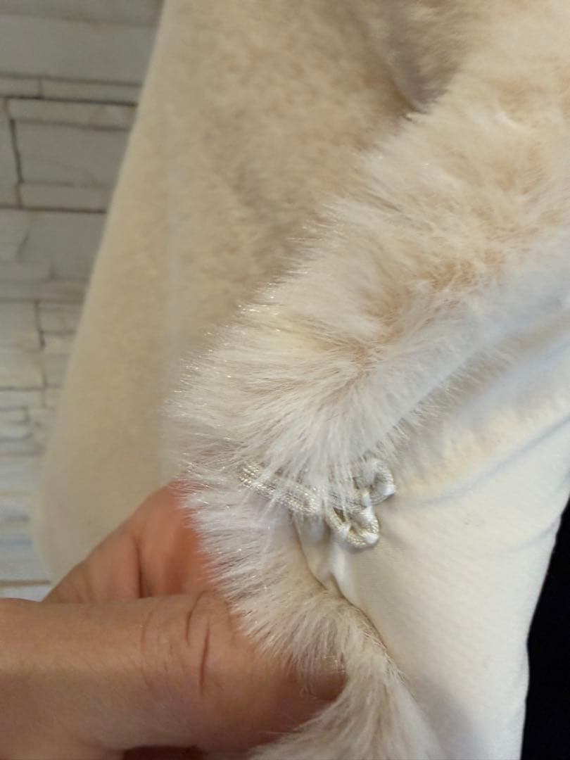 JENNE リッチボリュームファーケープ ファーポンチョ ケープコート