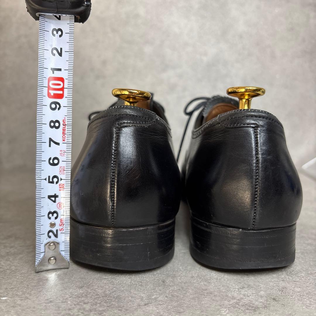 CROCKETT&JONES クロケットアンドジョーンズ セミブローグ 革靴 黒