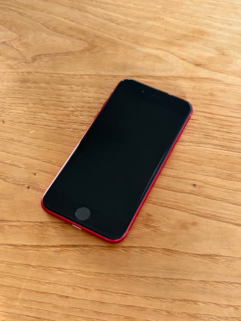 【美品】iPhone SE 256GB RED 第3世代 SIMフリー