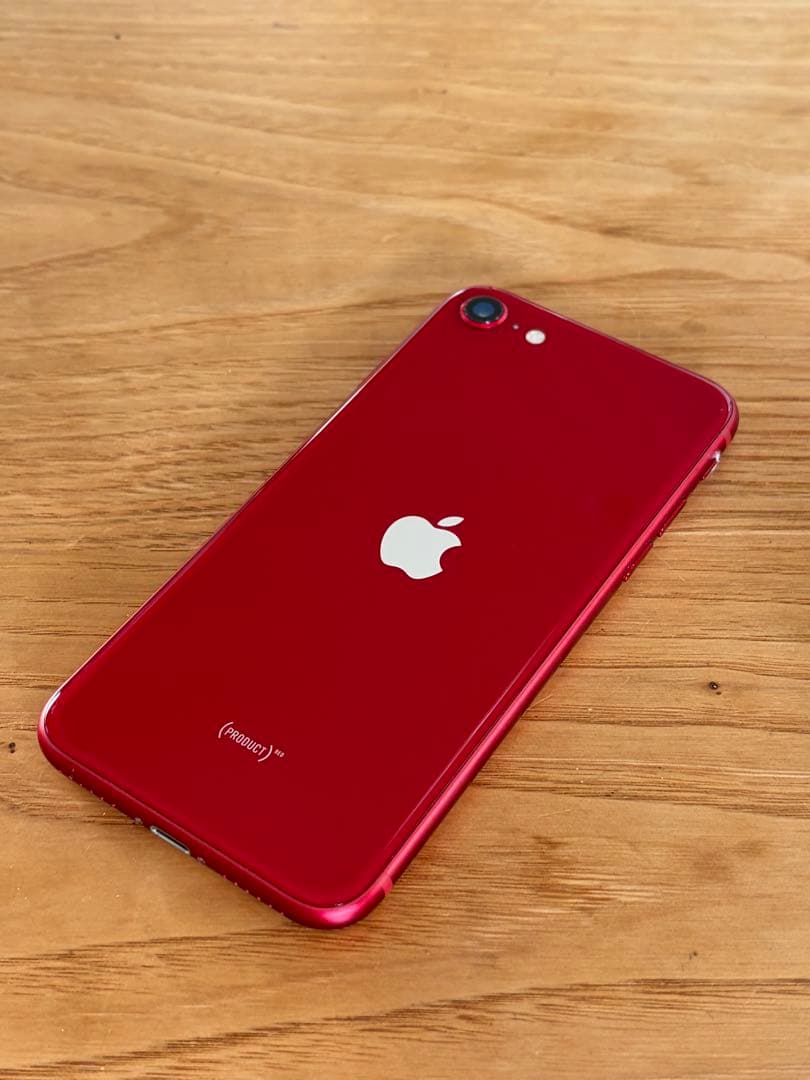 【美品】iPhone SE 256GB RED 第3世代 SIMフリー