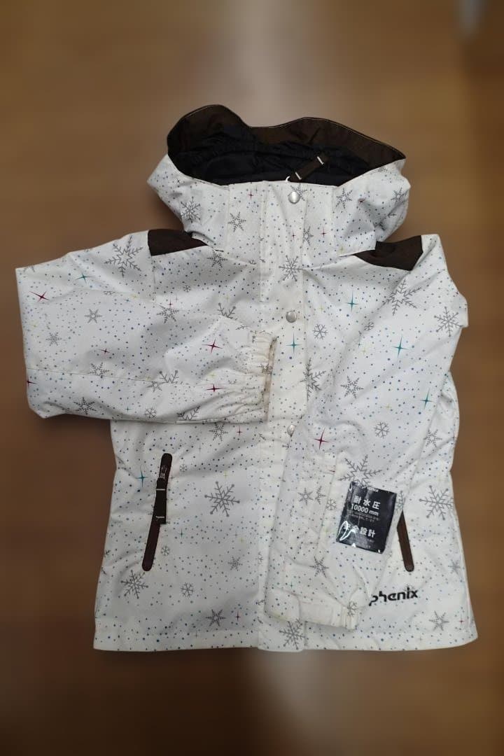 phenix 雪の結晶柄 スキーウェア上下セット　130