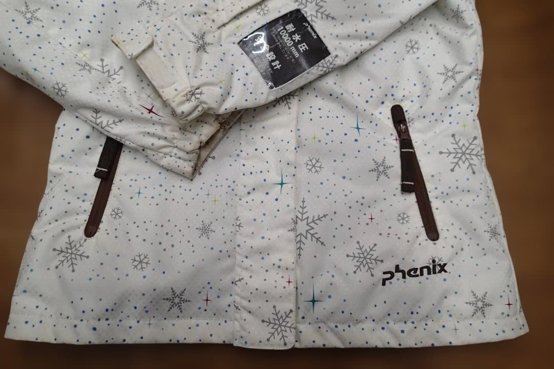 phenix 雪の結晶柄 スキーウェア上下セット　130