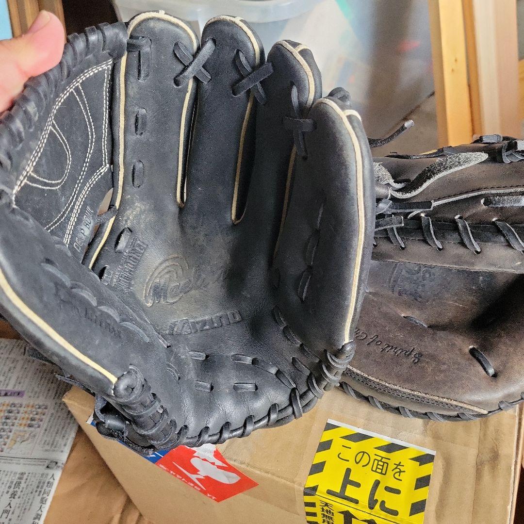 ミズノ　Xa　ZETT ソフトボール用　キャッチャーミット、グローブ 黒