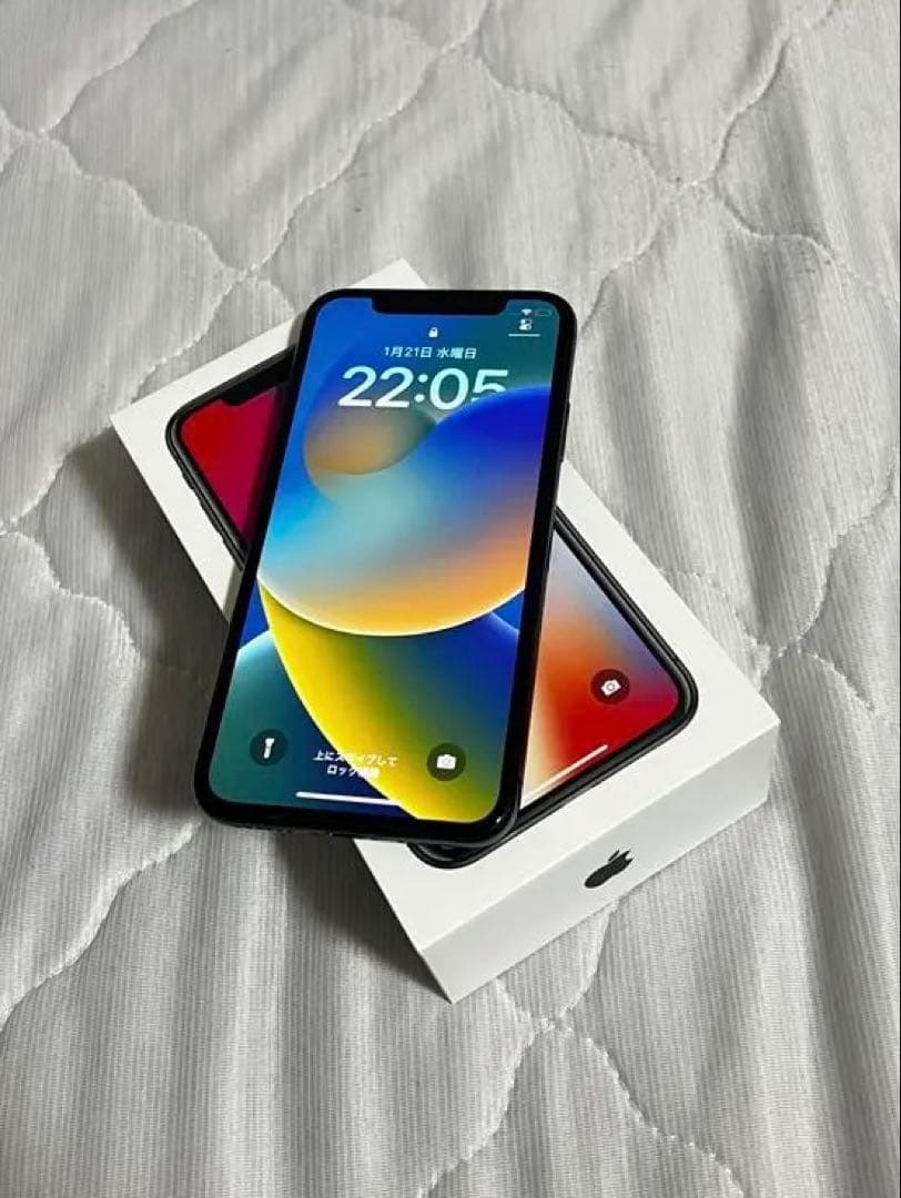 Apple iPhone X 64GB スペースグレー 本体