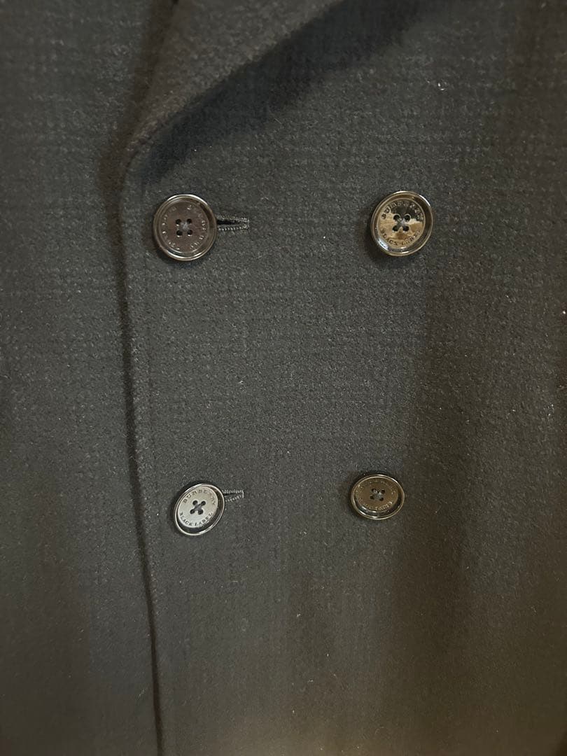 バーバリーブラックレーベル ピーコート　バーバリーチェック　サイズＭ