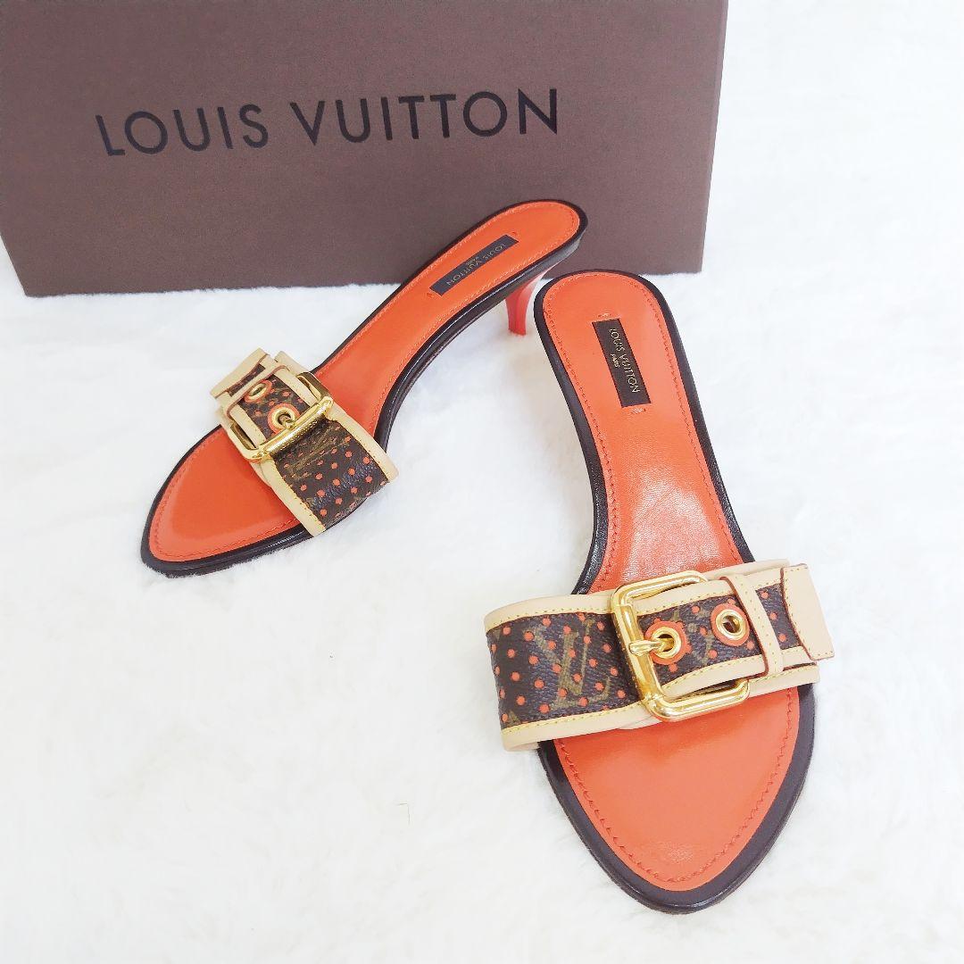 ✨美品✨ルイヴィトン LOUIS VUITTONミュール サンダル モノグラム