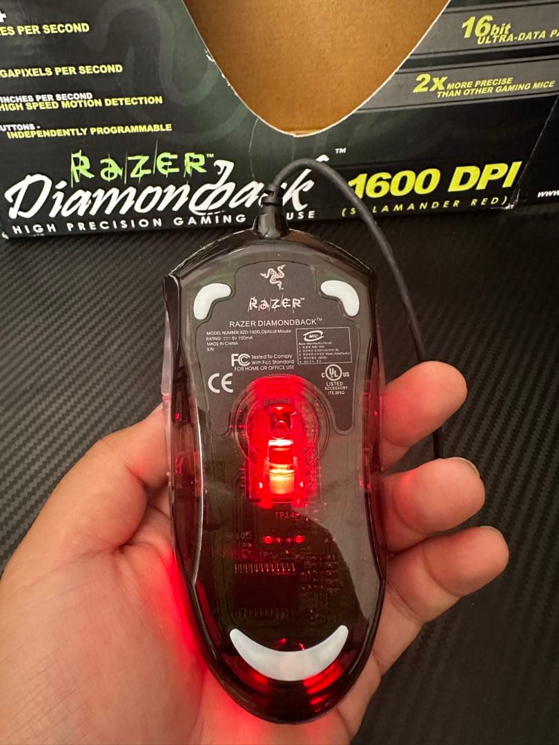 Razer Diamondback　SALAMANDER RED