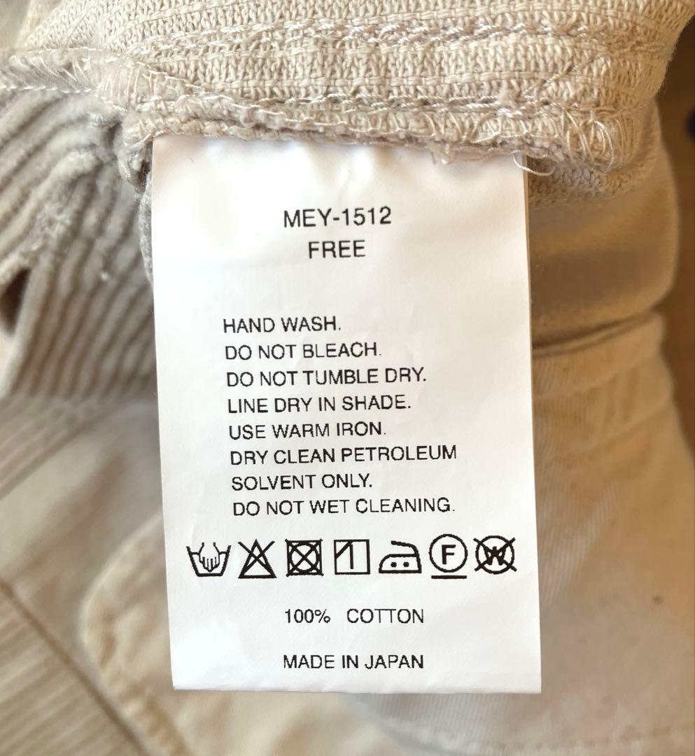 美品◯MEYAME コーデュロイ フード ジャケット ベージュ