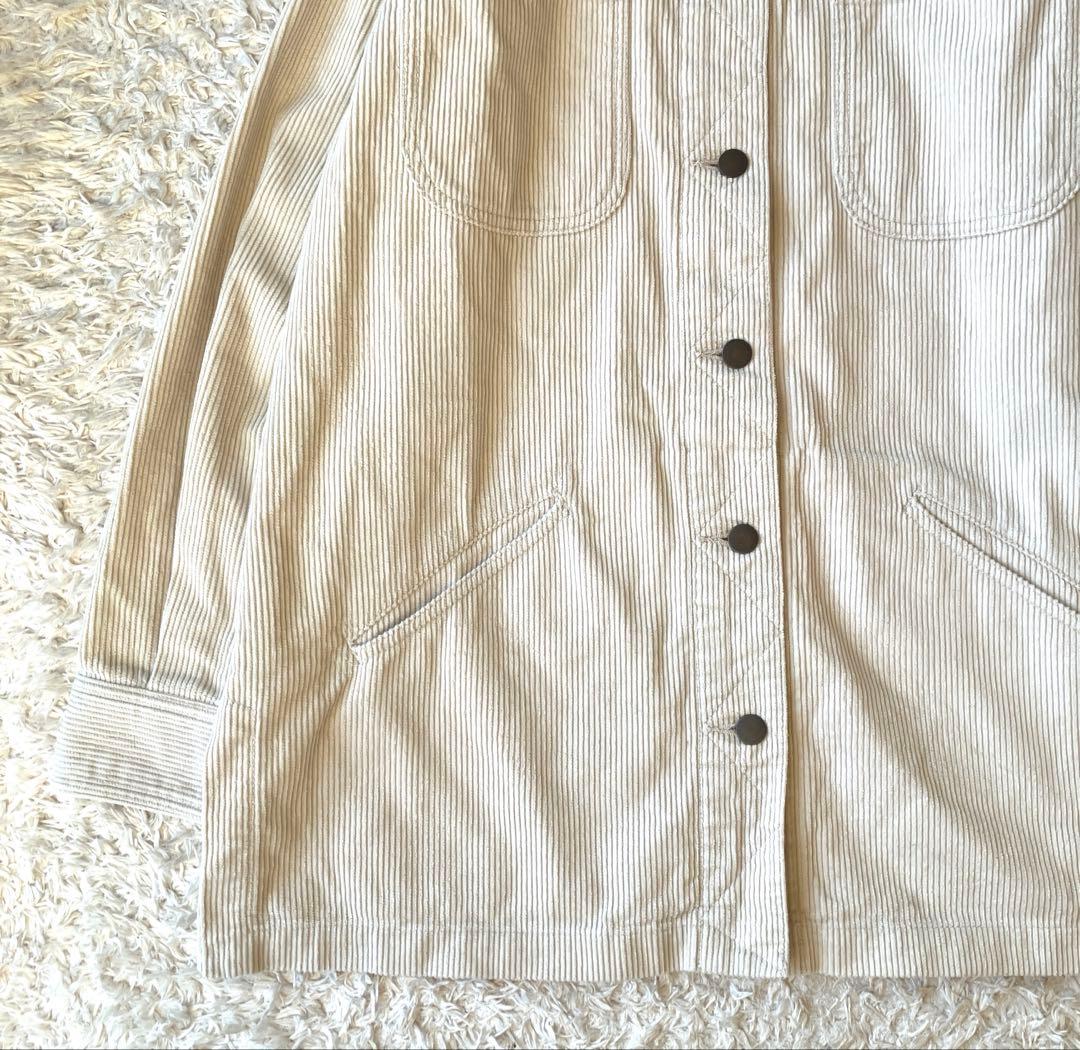 美品◯MEYAME コーデュロイ フード ジャケット ベージュ