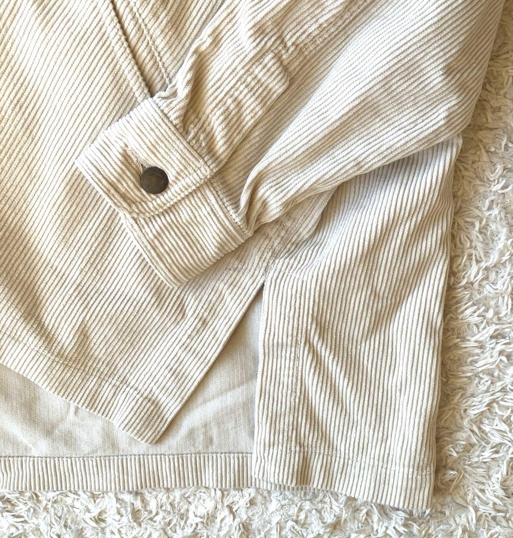 美品◯MEYAME コーデュロイ フード ジャケット ベージュ