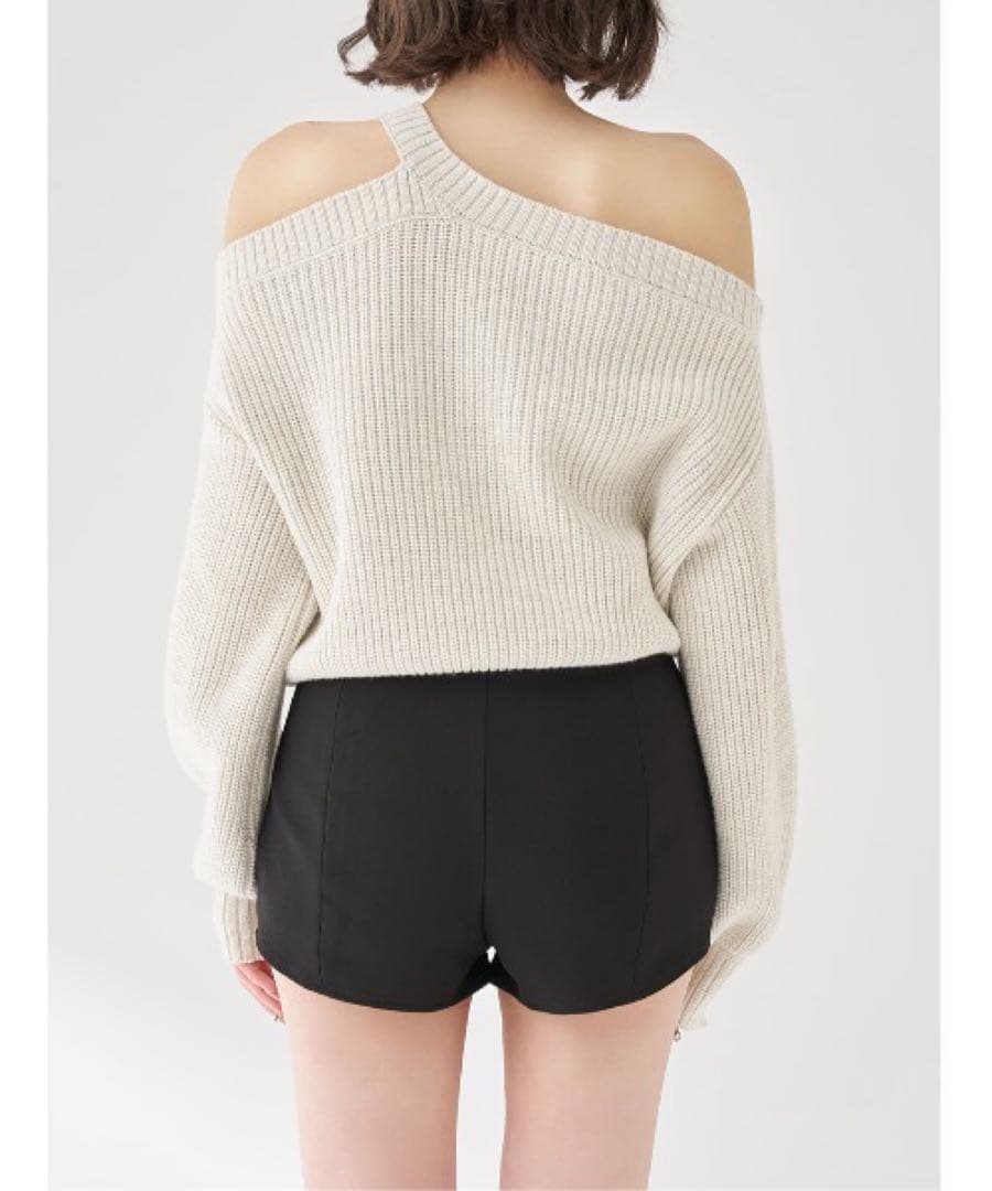 Darich ダーリッチ 美シルエットショートパンツ ブラック FL