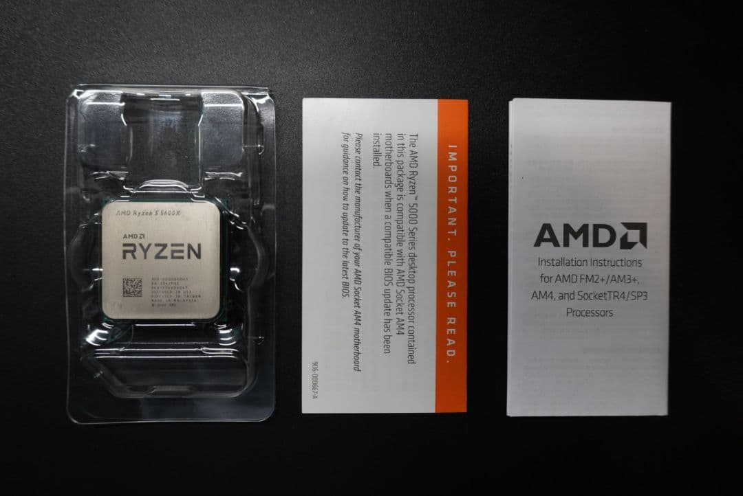 AMD Ryzen 5 5600X 6コア CPU
