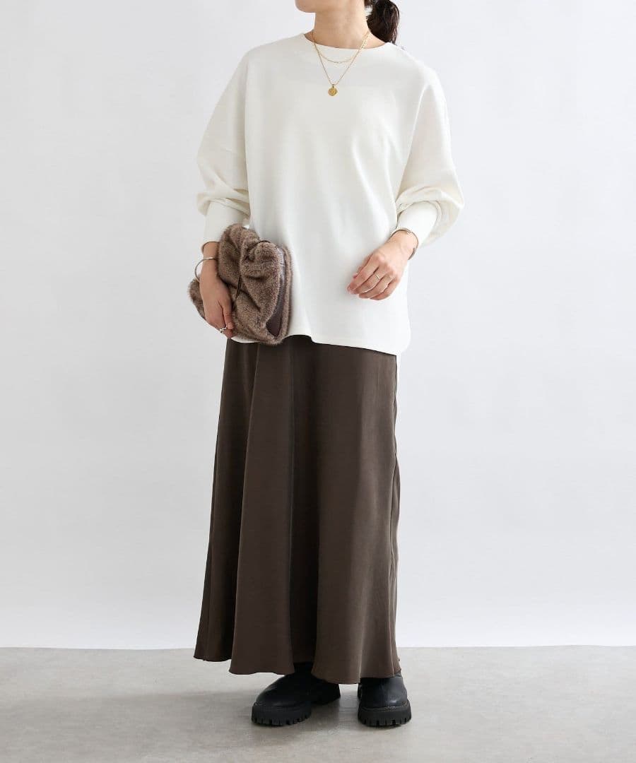 リヴドロワ　RIVE DROITE　　ダンボールポンチョプルオーバー　フリー