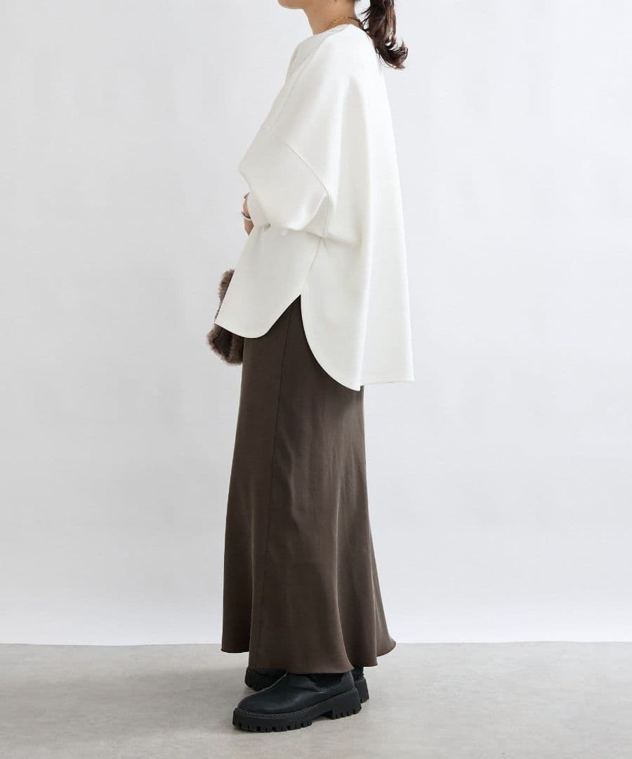 リヴドロワ　RIVE DROITE　　ダンボールポンチョプルオーバー　フリー