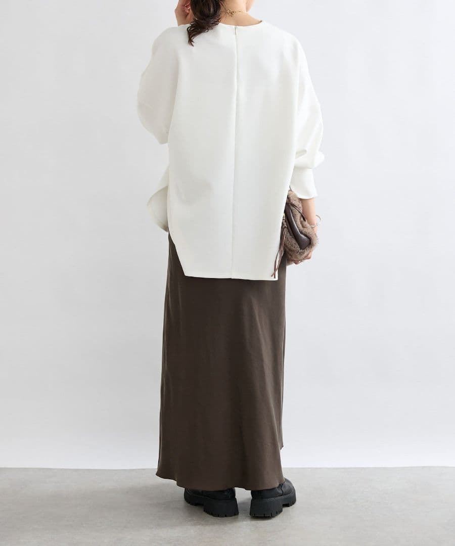 リヴドロワ　RIVE DROITE　　ダンボールポンチョプルオーバー　フリー