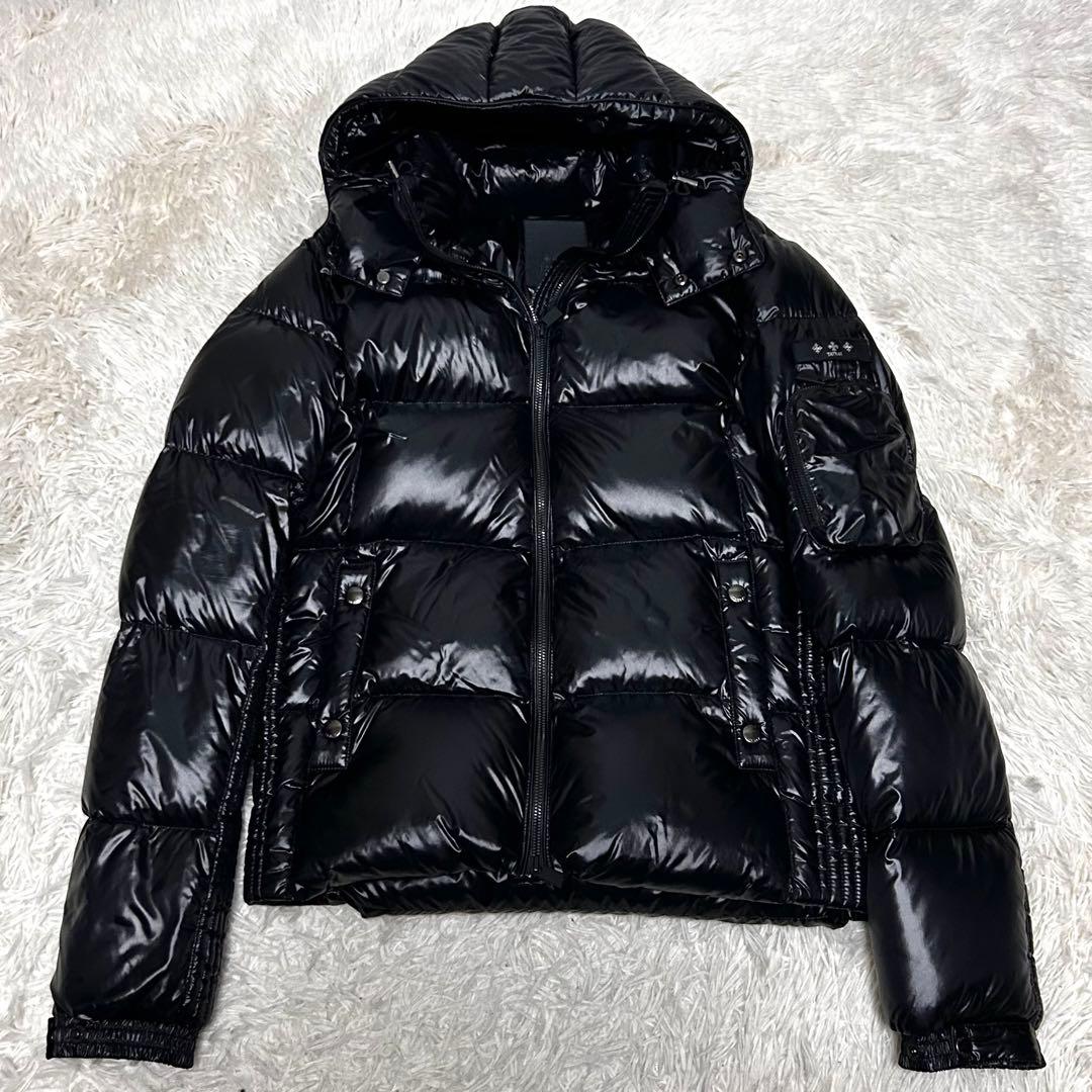 すぐ届く　未使用級極美品　TATRAS　ベルボ　ダウンジャケット　ブラック　3