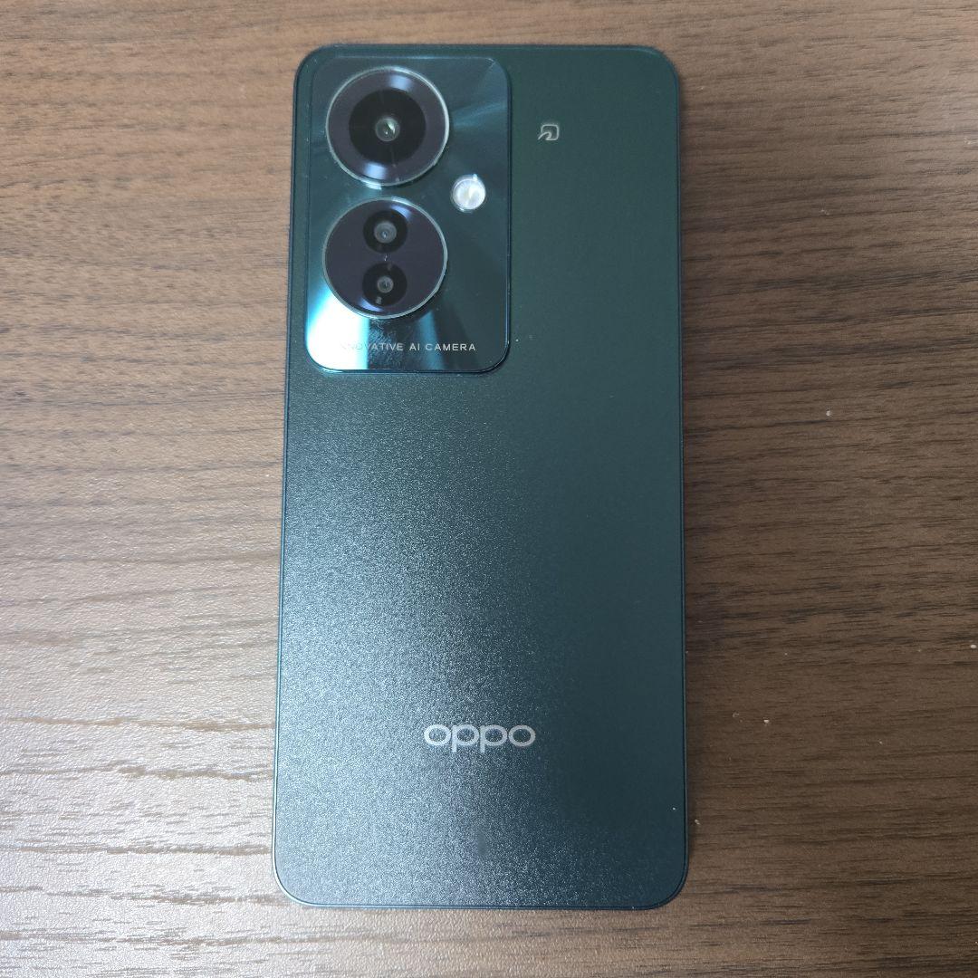 OPPO スマートフォン グリーン 本体