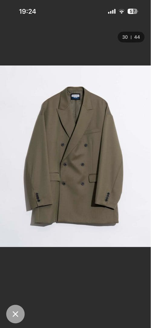 ダブルブレストテーラードジャケット【MAISON SPECIAL】