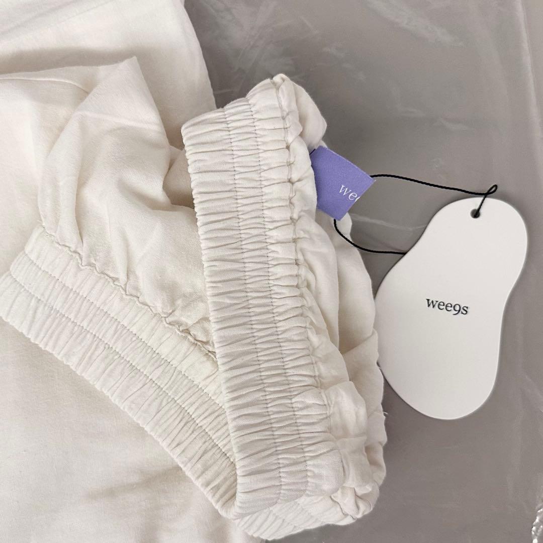 新品 wee9s ヴィンテージライクレースパンツ