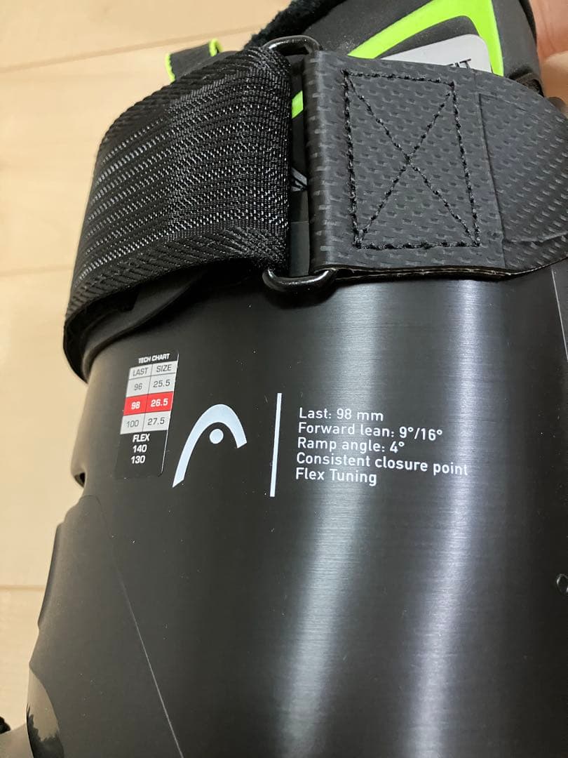 新品同様　HEAD FORMULA 130 RS スキー ブーツ 27.0