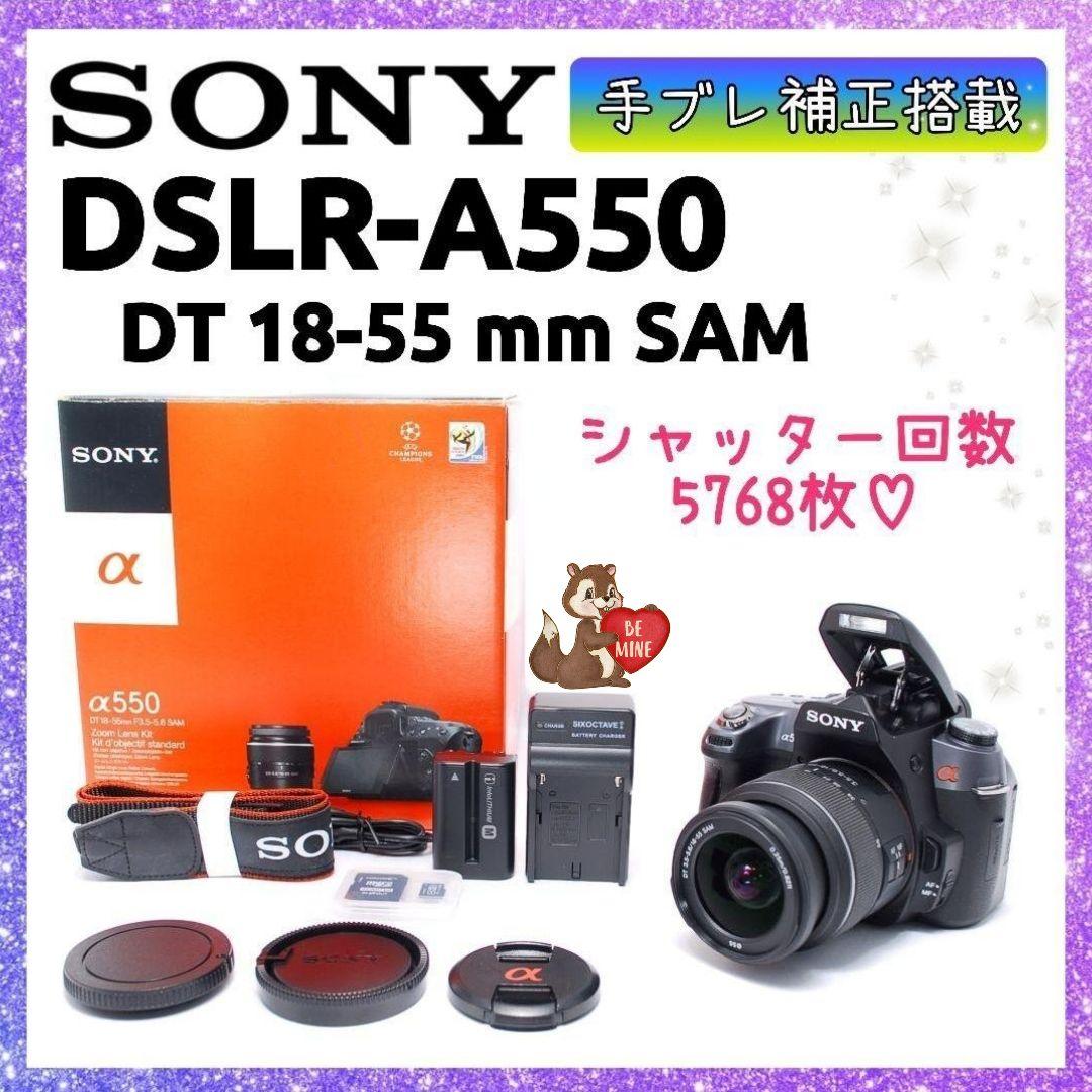 ❤即購入1000円OFF❤ SONY α550 手ブレ補正搭載 レンズキット