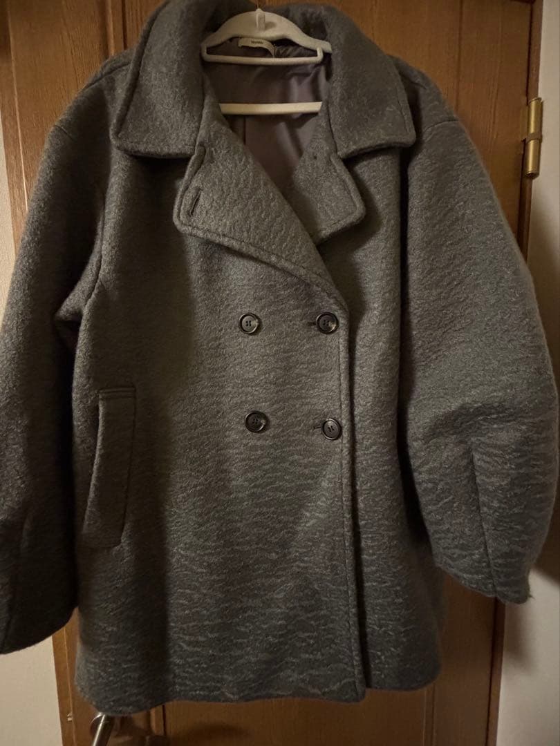 mystic シャギーミドルコート