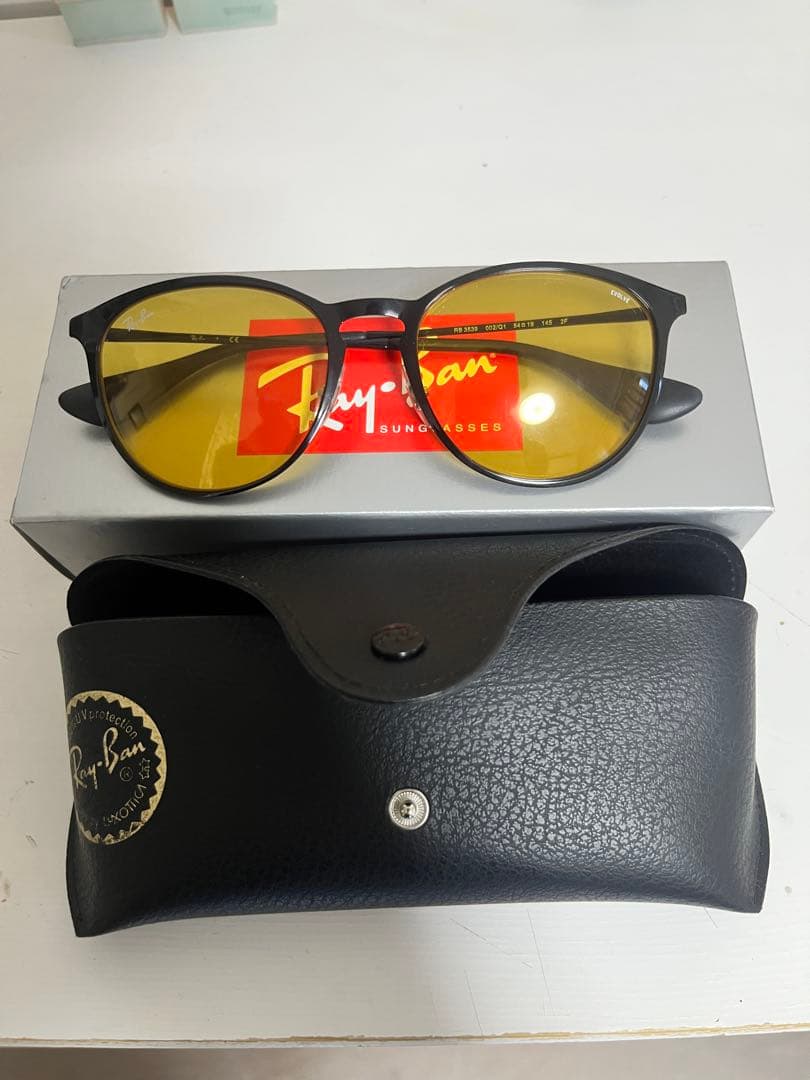 Ray-Ban イエロー サングラス ORB3539 S:54