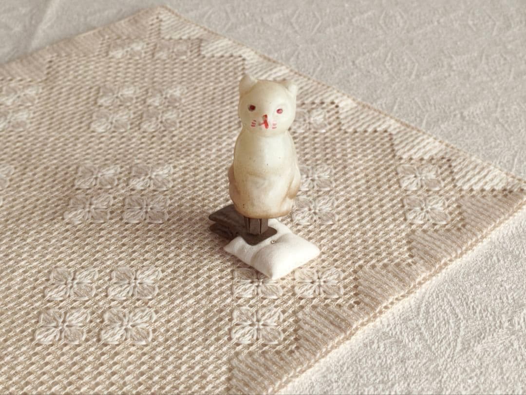 【チョコメルさま】cat ornament ୨୧ しろ猫さん オーナメント d