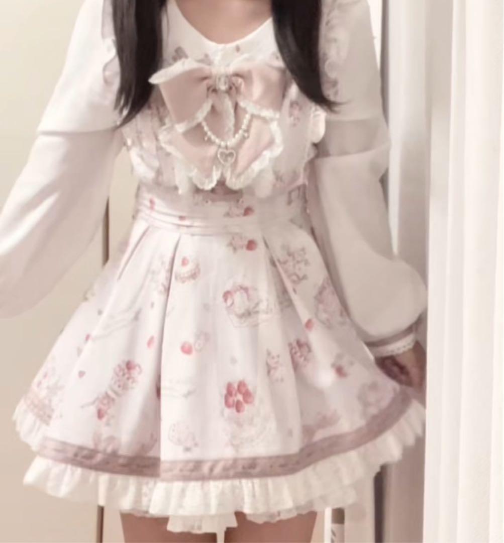 ゴスロリ・ロリータドレス ピンク