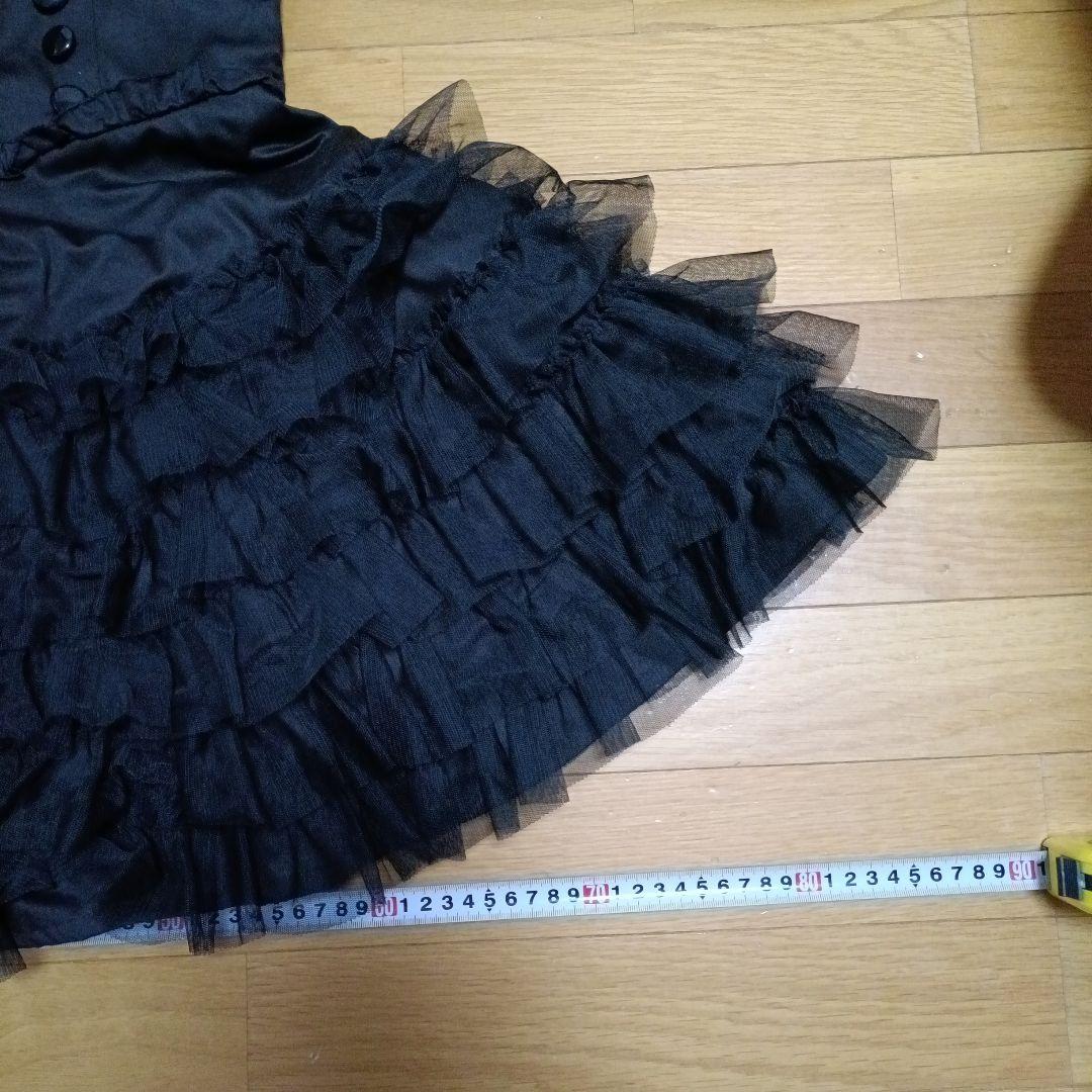 PEACE NOW　ピースナウ　ブラックフリルミニスカート