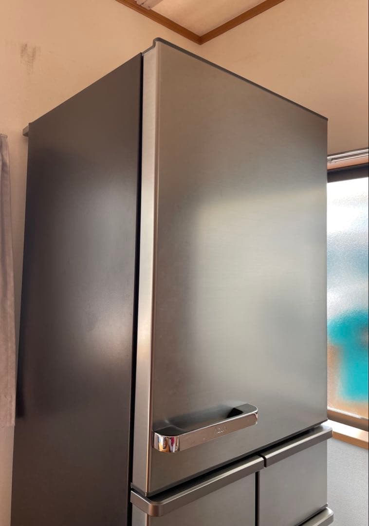 【美品】2018年製　ＡＱＵＡ　冷蔵庫　ＡＱＲ−ＳＶ４２ＨＬ−Ｓ