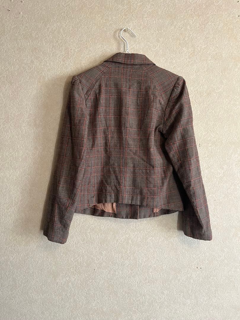 ヴィヴィアン　チェック　ジャケット