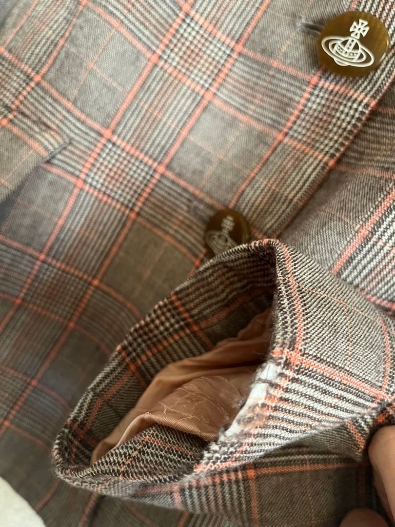 ヴィヴィアン　チェック　ジャケット