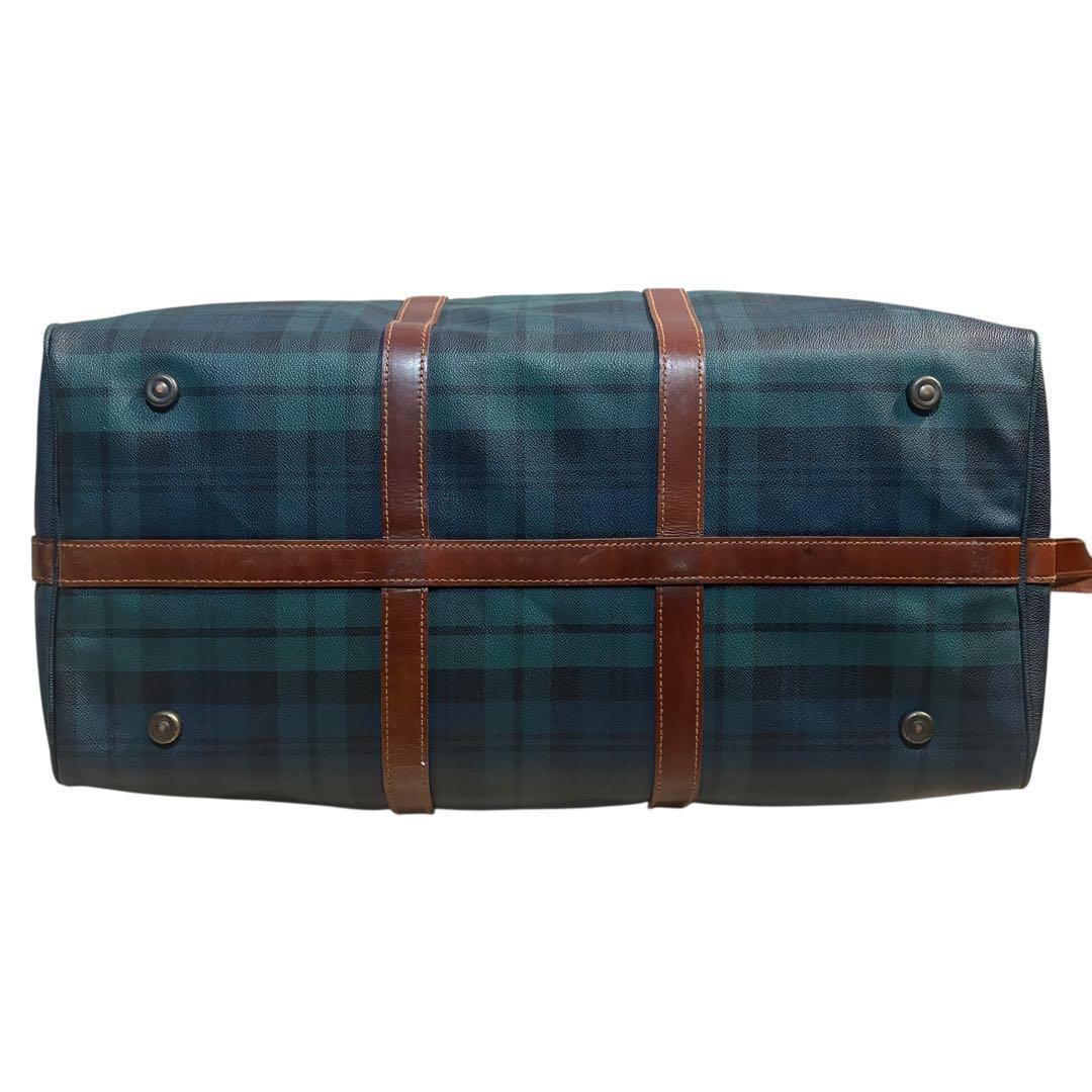 美品 ポロラルフローレン ボストンバッグ 2way チェック PVC 大容量