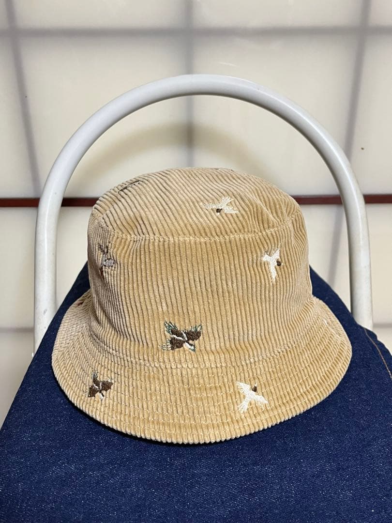 鳥柄POLO RALPH LAURENポロラルフローレンコーデュロイハット