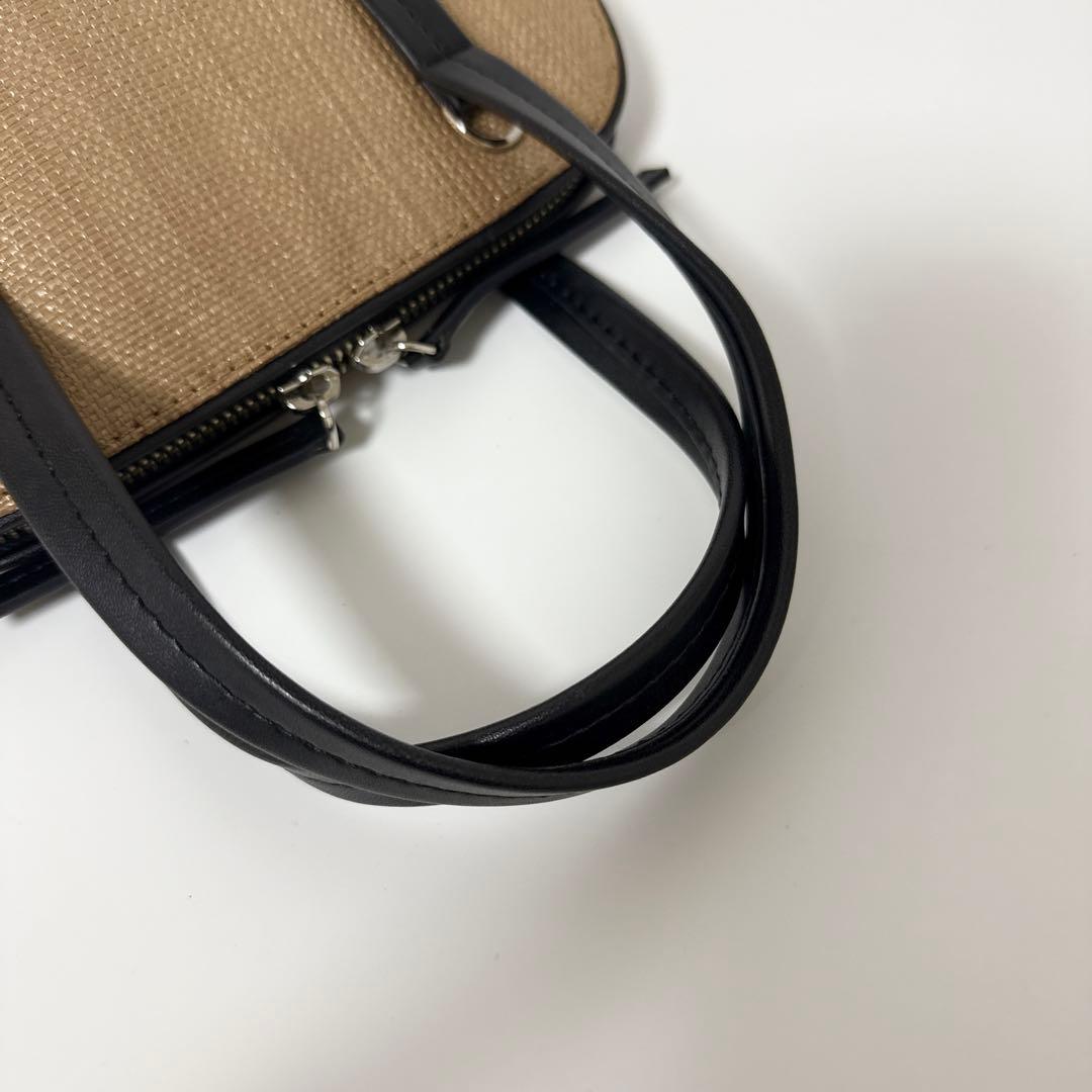 【24時間以内発送】VASIC ラフィア　トートバッグ　ショルダーバッグ