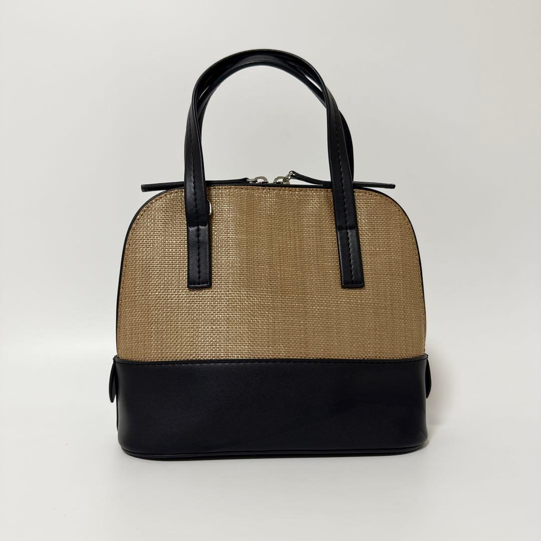 【24時間以内発送】VASIC ラフィア　トートバッグ　ショルダーバッグ