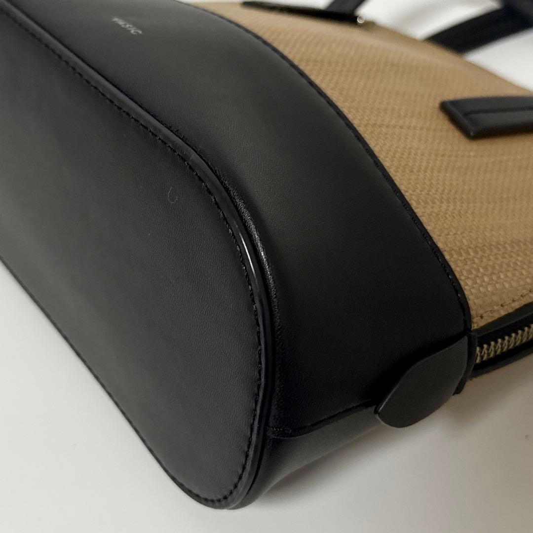 【24時間以内発送】VASIC ラフィア　トートバッグ　ショルダーバッグ