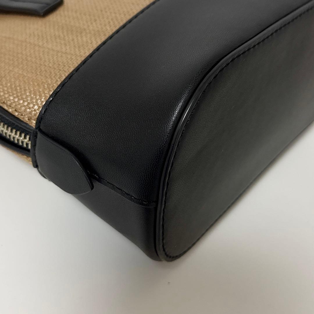 【24時間以内発送】VASIC ラフィア　トートバッグ　ショルダーバッグ