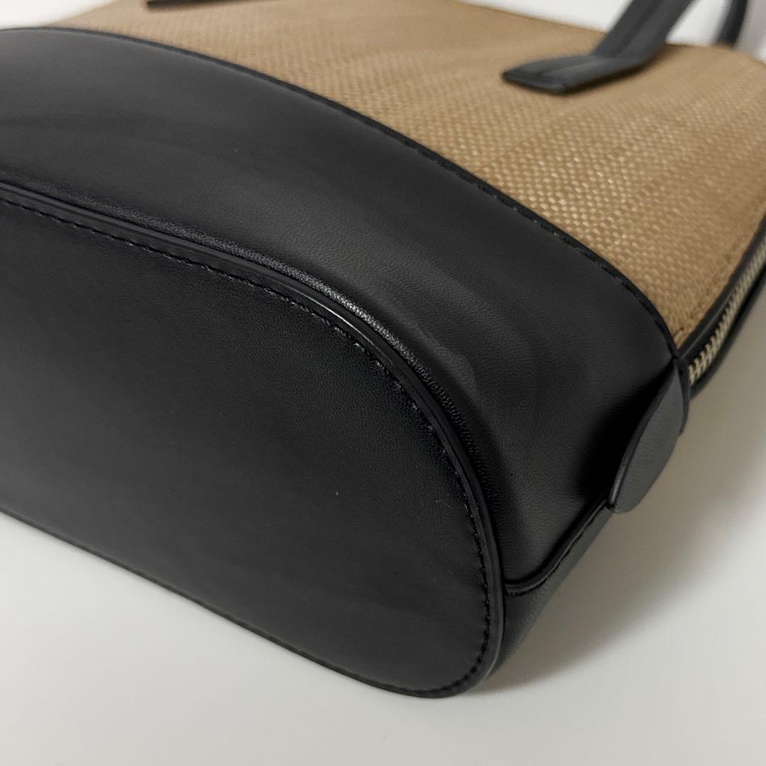 【24時間以内発送】VASIC ラフィア　トートバッグ　ショルダーバッグ