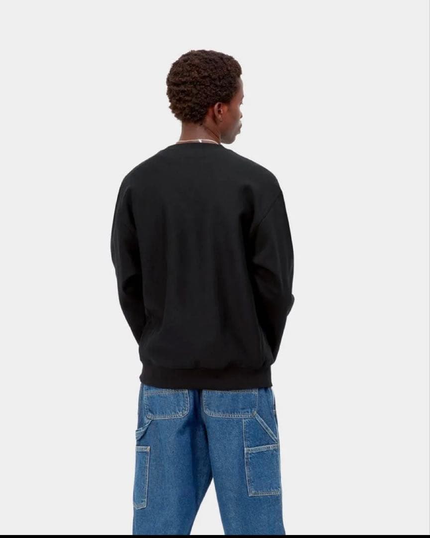 Carhartt ブラック スウェット トレーナー 正規品 数回着用の美品です！