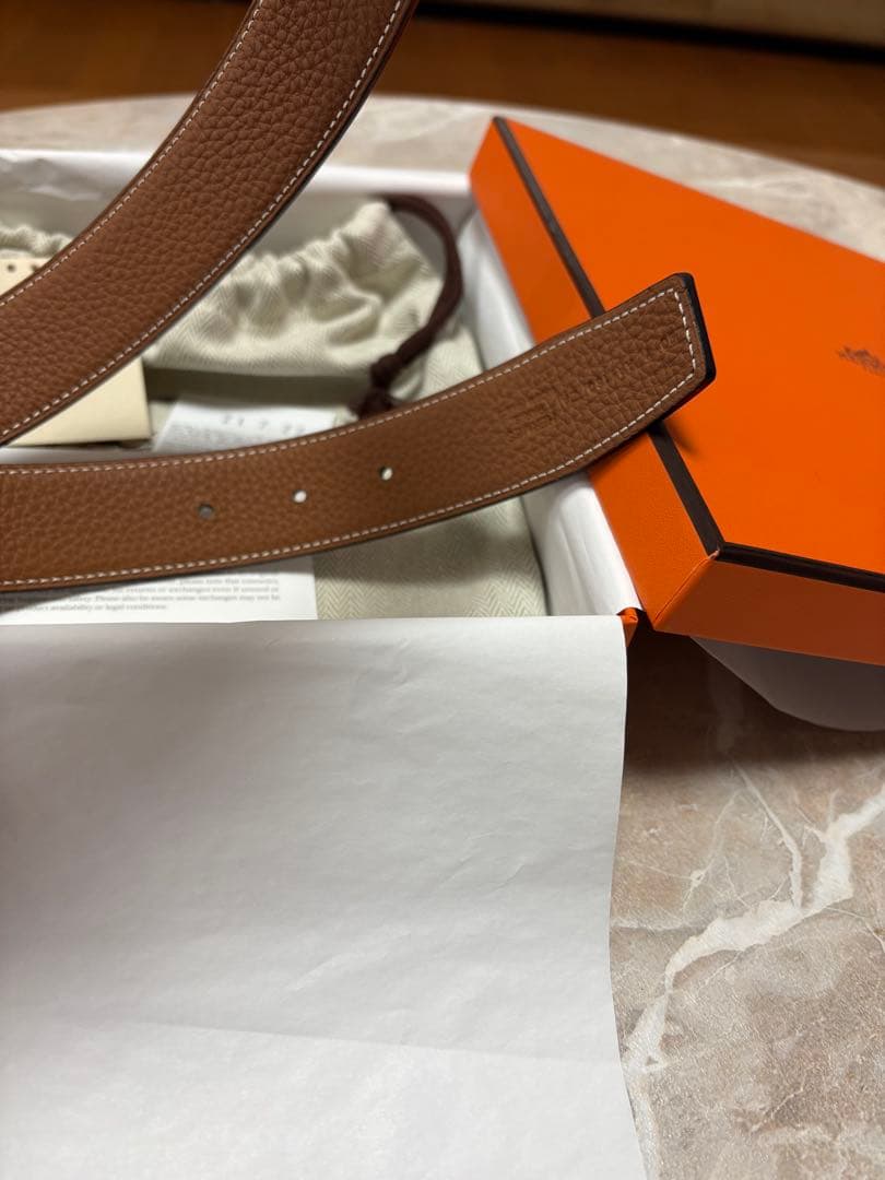 2*5様 週末売り切りお値下げ♡新品未使用♡エルメスバックル コンスタンス黒/茶