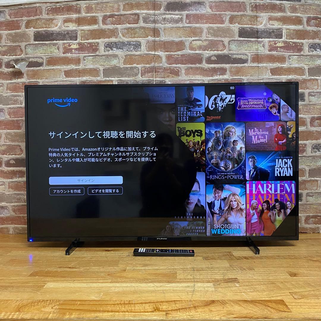 フナイ 50V型 4K 液晶テレビ Android TV FL-50U3330