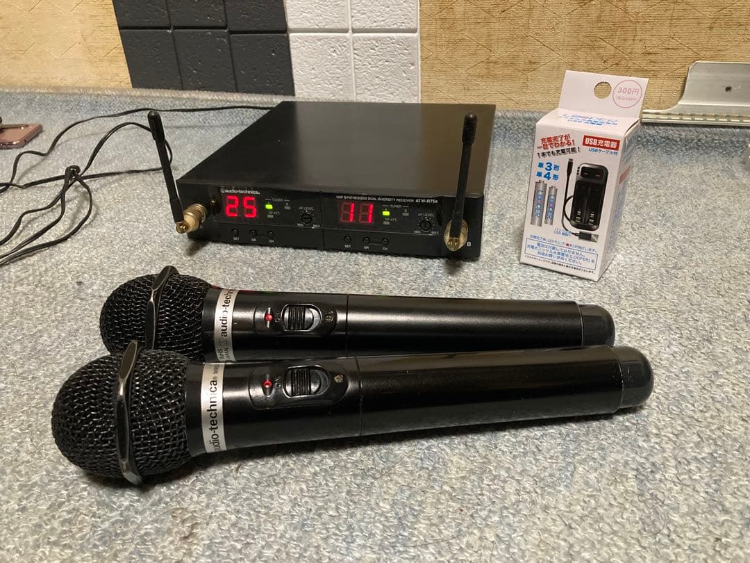 audio-technica ATW-1102 ワイヤレスマイクセット