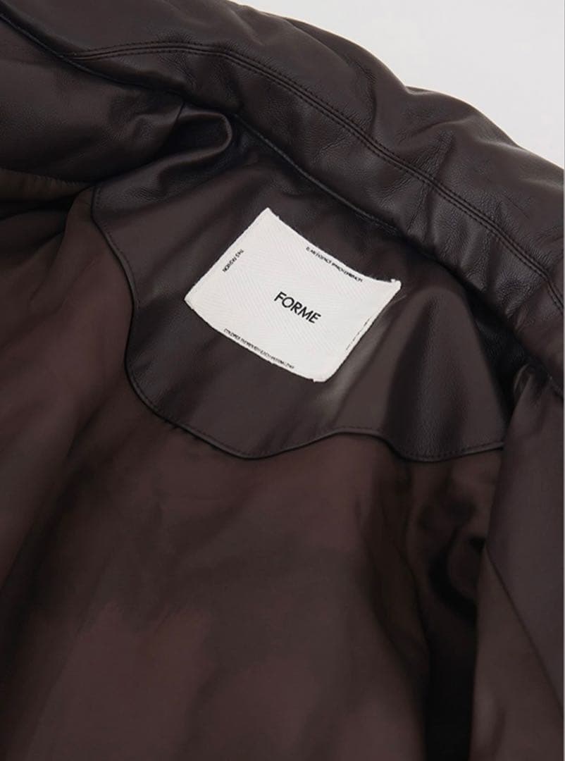 FORME東原亜希　ブラウン　ボンバージャケット