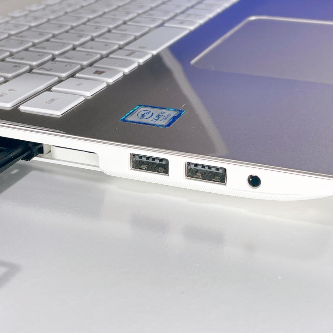 新品SSD＆7世代i7✨爆速✨windows11カメラ付ノートパソコン✨ゴールド