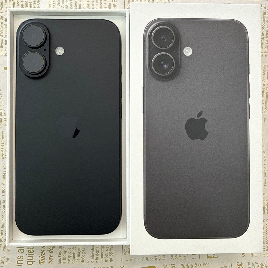 【極美品】iPhone 16 128GB ブラック SIMフリー 美品